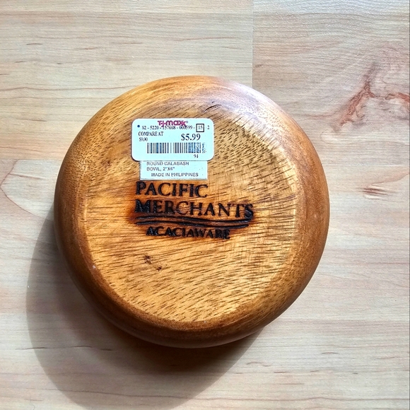 NWT Pacific Merchants Acaciaware Bowl - Picture 3 of 3